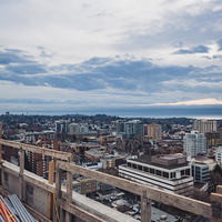 view of Victoria from rooftop