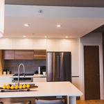 modern condo lighting