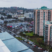 view of victoria from roof